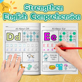 Printed early English activity book for beginning sounds and reading readiness