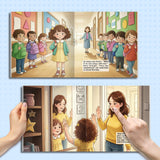 Printed social skills picture book for preschool and kindergarten readiness