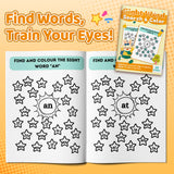 Kids searching for high-frequency words in star shapes