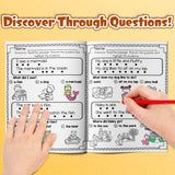 Printed comprehension book with Think Read and Picture It activities