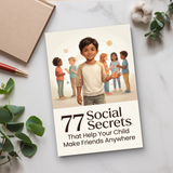 77 Social Secrets to Help Your Child Make Friends product image 6 showing printed book details for screen-free reading and learning