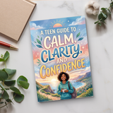 Teen Guide to Calm, Clarity, and Confidence product image 7 showing printed book details for screen-free reading and learning