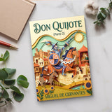 Don Quijote Parte 2 Spanish Edition by Miguel de Cervantes product image 7 showing printed book details for screen-free reading and learning