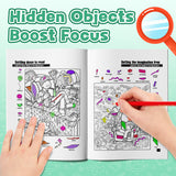 Printed visual search pages with sports scenes