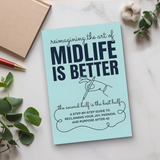 Midlife Is Better: Personal Growth and Renewal Guide product image 7 showing printed book details for screen-free reading and learning