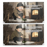Printed Farmer and Snake story book for vocabulary caution and family reading