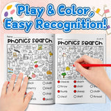 Printed phonics workbook for word recognition and digraph awareness