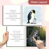 Printed family story book for dad and daughter bedtime reading