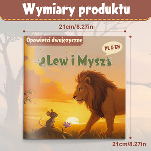 Polish-English bilingual animal fable reader for kids