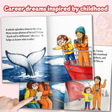 I Want to Be a Scientist Early Reader Book for Kids, Beginner Learn to Read Picture Book, First Words and Phonics Storybook About Exploring and Discovery