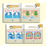 Printed spot-the-difference activity book for puzzle fun and concentration