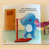 Printed preschool sticker book for social learning and fine motor skills