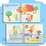 Printed preschool caring storybook about home and togetherness