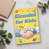 Gemini for Kids AI Learning Guide product image 7 showing printed book details for screen-free reading and learning