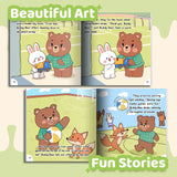 Printed preschool friendship storybook with Buddy Bear