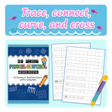 Printed preschool pencil control practice book for handwriting readiness