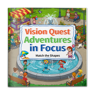 Adventures in Focus, Missing Piece Challenge Book for Kids with Visual Thinking Games, Observation Practice, Search Skills, and Early Learning Fun