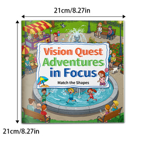 Adventures in Focus, Missing Piece Challenge Book for Kids with Visual Thinking Games, Observation Practice, Search Skills, and Early Learning Fun
