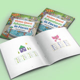 Children practicing shape recognition and observation