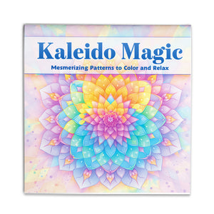 Kaleido Magic, Adult Coloring Book with Mesmerizing Patterns to Color and Relax, Kaleidoscope Style Art for Stress Relief, Mindful Creativity, and Calming Coloring Fun