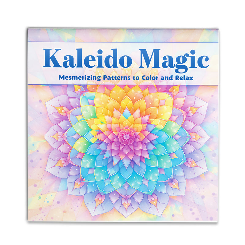 Kaleido Magic Adult Coloring Book cover