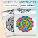 Kaleido Magic stress relief coloring book sample