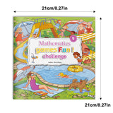 Printed mathematics games book for educational play and problem-solving