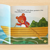 Travel-themed sticker activity book for kids with cute scenes and hands-on play