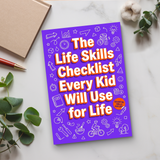 The Life Skills Checklist for Kids product image 7 showing printed book details for screen-free reading and learning