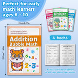Printed Bubble Math workbook collection for kids