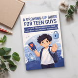 Growing-Up Guide for Teen Guys product image 7 showing printed book details for screen-free reading and learning