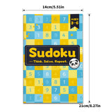 Sudoku Puzzle Book: Think Solve Repeat 4-Book Set product image 6 showing printed book details for screen-free reading and learning