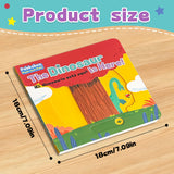 Printed peekaboo animal story book for early learning and bilingual fun