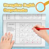 Printed thinking activity book for patterns clues and observation practice