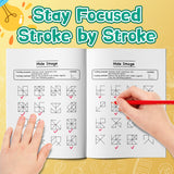 Printed puzzle activity book for finding shapes clues and details
