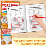 Children's sight words puzzle book for focus and memory