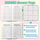 Beginner Sudoku Puzzle Books: Color Grid Logic Set product image 7 showing printed book details for screen-free reading and learning