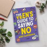 Teen Guide to Saying No with Confidence product image 7 showing printed book details for screen-free reading and learning