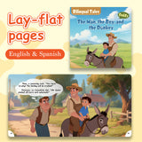 The Man, the Boy, and the Donkey Bilingual Storybook for Kids, English and Spanish Picture Book, Classic Moral Tale for Early Reading, Language Learning and Bedtime Reading