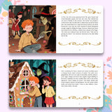 Hansel and Gretel interior pages with colorful classic story scenes