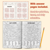 Adult word search puzzle book for screen-free mental exercise