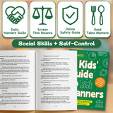 Kids Guide to Manners Ages 7-14 + Phones Games and Grades Survival Guide For: 2-Book Set bundle detail image, image 3, bundle ISBN 9798900665184