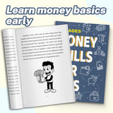 Printed money skills guide for kids ages 7-14 and smart money habits