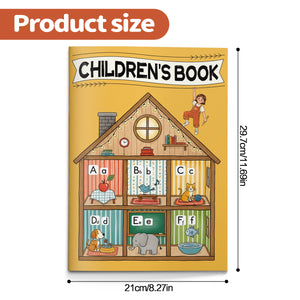 Say Trace Write and Color Workbook for Kids, Early Phonics Activity Book with CVC Word Family Practice, Word Writing Skills, Picture Vocabulary, and Fun Literacy Learning