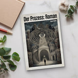 Der Prozess German Edition by Franz Kafka - Classic Existential Novel product image 6 showing printed book details for screen-free reading and learning