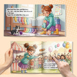 Printed social-emotional storybook with expressive mistake and confidence illustrations