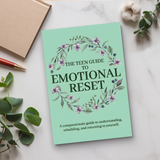 Teen Guide to Emotional Reset product image 7 showing printed book details for screen-free reading and learning