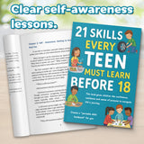 Printed guide for teens before 18 with practical personal growth skills