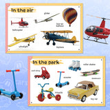 Vehicles Early Learning Book for Kids, Vehicle Recognition, First Vocabulary and Preschool Learning Skills