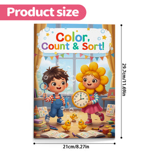 Picture Letter Sound Mapping Workbook for Kids, Early Reading Activity Book with Phonics Practice, Sentence Scramble Tasks, Sound Recognition, and Fun Literacy Learning